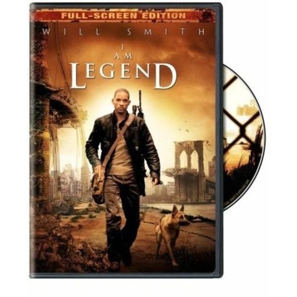 I Am Legend DVD Full Screen Edition Will Smith Sci-Fi Action Movie